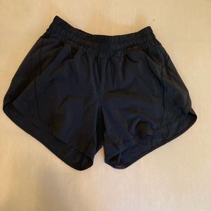 Lululemon Black Track That Short 5” Size 8